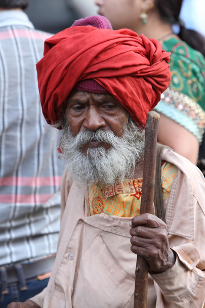 alter indischer mann - Foto, Bild