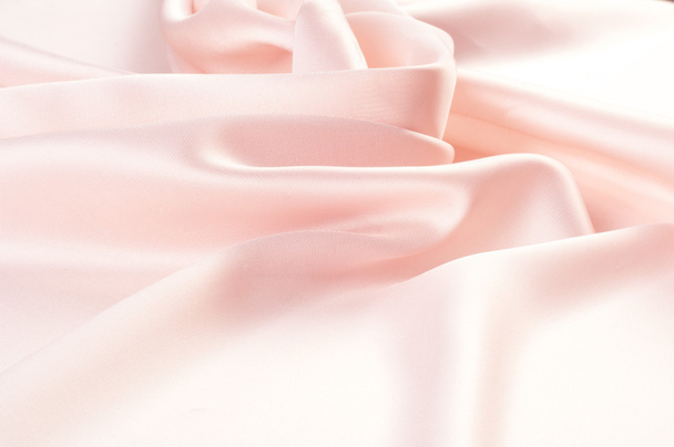 Fabric pale pink. tissue, textile, cloth, fabric, material, texture. photo studio - Fotoğraf, Görsel