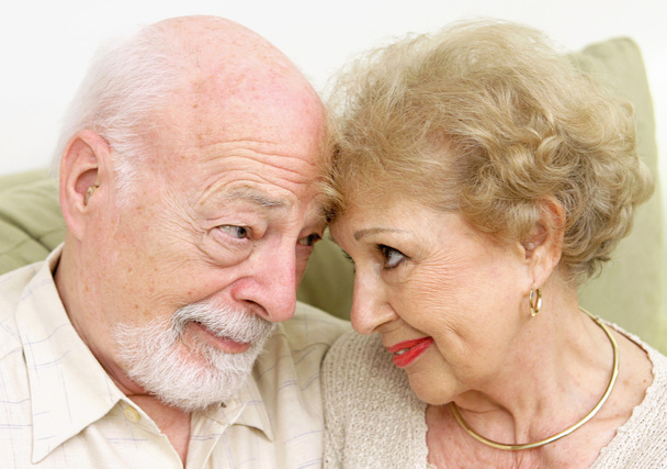 Senior Couple Flirting - Φωτογραφία, εικόνα
