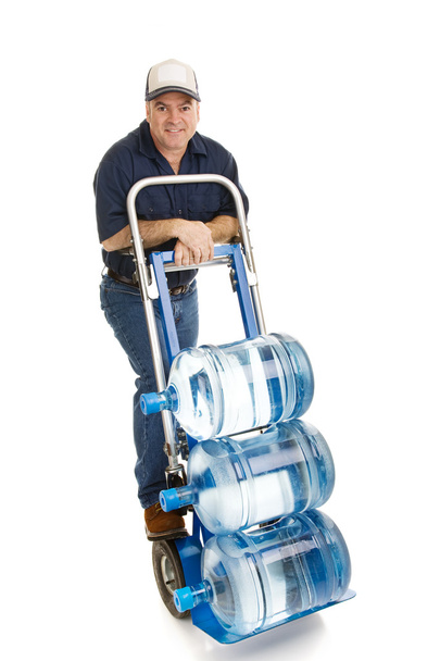Water Delivery Man - Friendly - Photo, Image