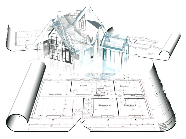 Скляний будинок і план
 - Фото, зображення