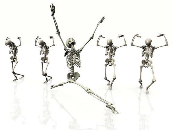 χορό σκελετοί - Φωτογραφία, εικόνα