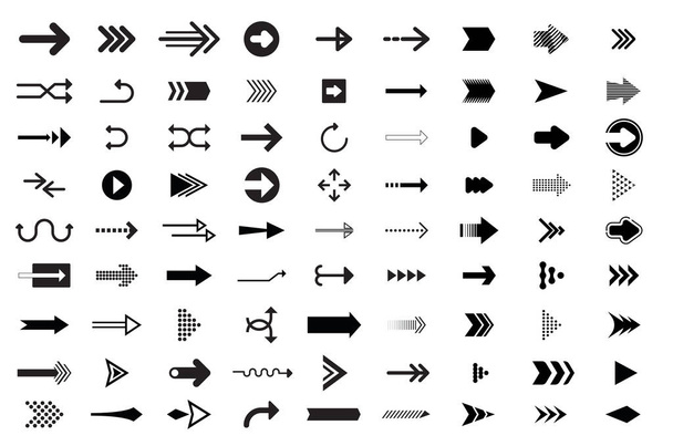 arrows icons vector illustration  - Vector, imagen