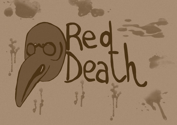 Vintage mort rouge
 - Photo, image