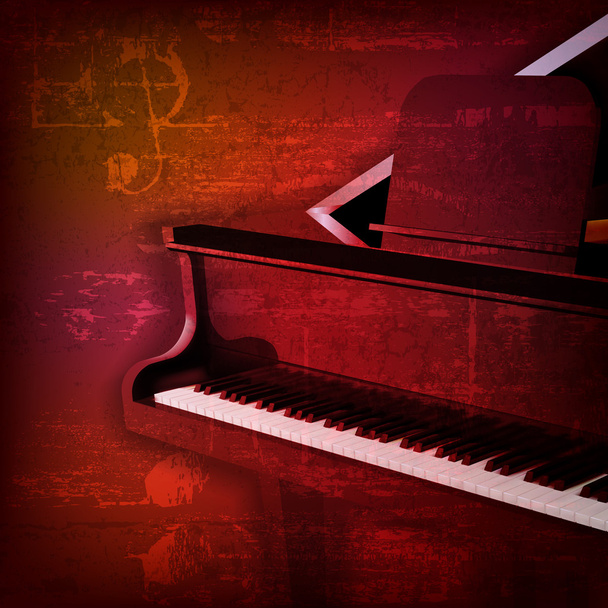 absztrakt grunge zongora zongora háttér - Vektor, kép