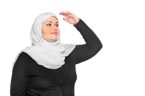 young moslem woman. - Zdjęcie, obraz