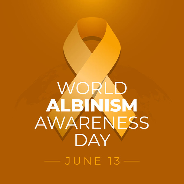 vector graphic of World Albinism Awareness Day good for World Albinism Awareness Day celebration. flat design. flyer design.flat illustration. - Vector, Image