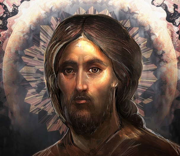 ritratto illustrazione di Gesù Cristo - Foto, immagini
