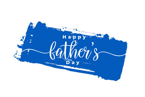 happy father's day grungy card for special and strong dad vector - Vector, Image