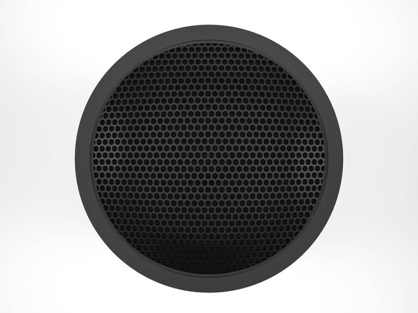 Bluetooth speaker on a white background. 3d illustration. - Fotografie, Obrázek