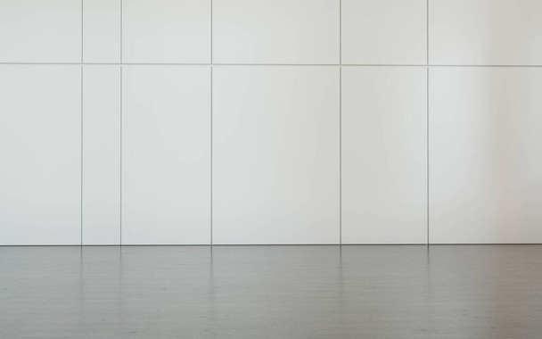Um quarto vazio com uma parede branca - Foto, Imagem