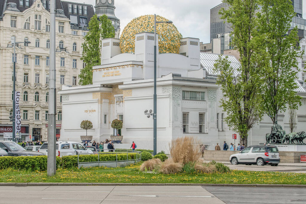 vienna, austria. 26 april 2023. the vienna secession (also known as the union of austrian artists) contemporary art vienna - Photo, image