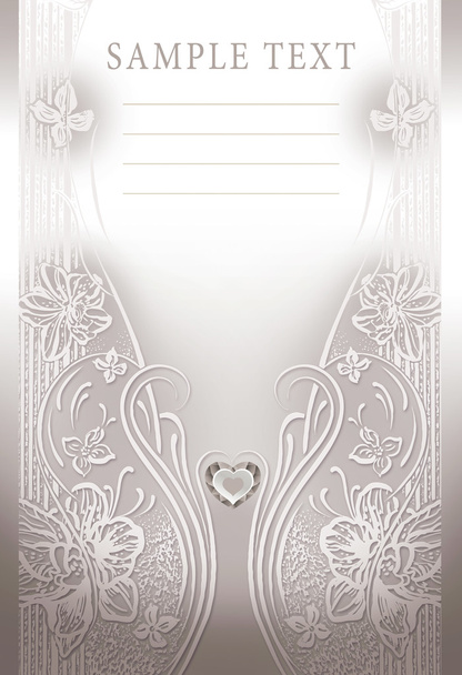 Wedding invitation, frame - Foto, imagen
