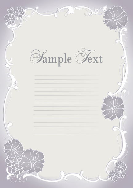 Wedding invitation, frame - Фото, зображення