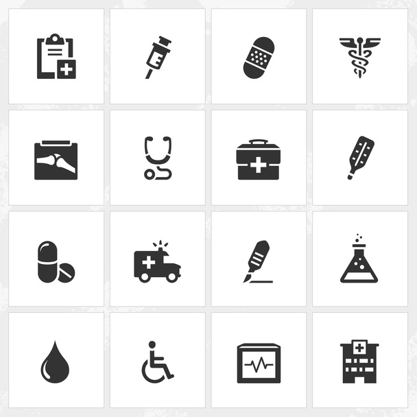 Ikony zdravotní péče - Vektor, obrázek