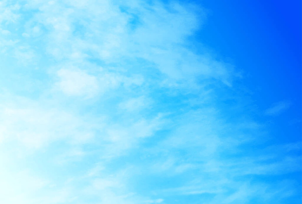 Cielo azul nube paisaje fondo - Vector, imagen