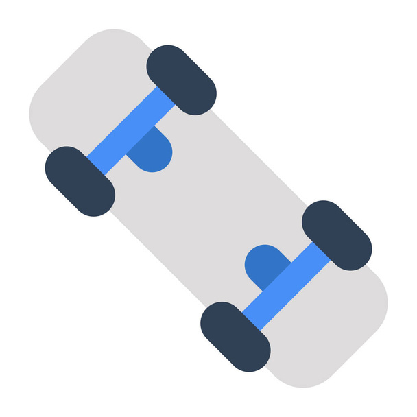 An icon design of skateboard - Vector, Image