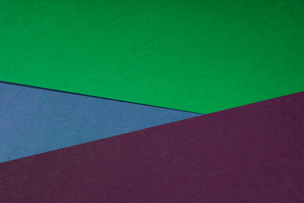 yeşil ve siyah geometrik kağıt arkaplan  - Fotoğraf, Görsel
