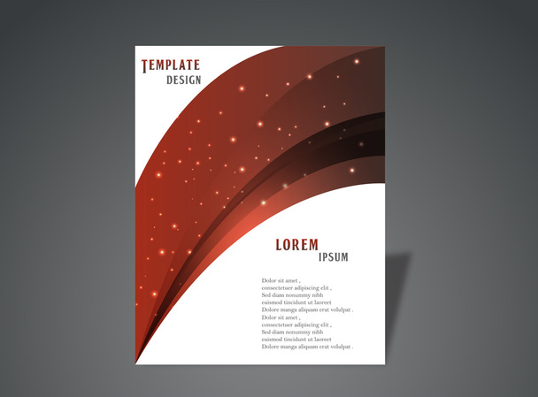 Brochure voor Abstract ontwerp - Vector, afbeelding