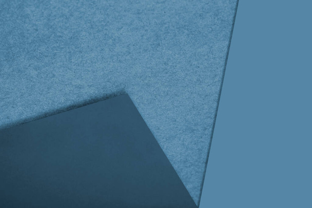 sfondo di carta blu con spazio di copia  - Foto, immagini