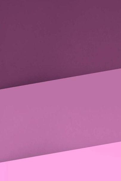 pink background, paper texture with shadows, pastel color for your design. - Foto, imagen