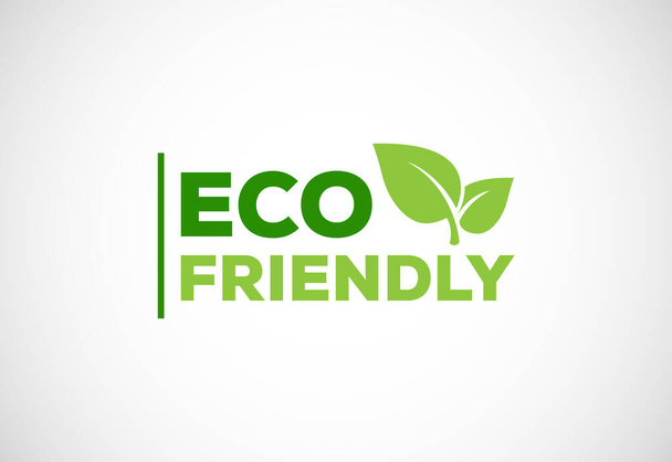Eco friendly icon. Eco friendly and organic labels sign. Healthy natural product label design vector illustration - Vector, Image