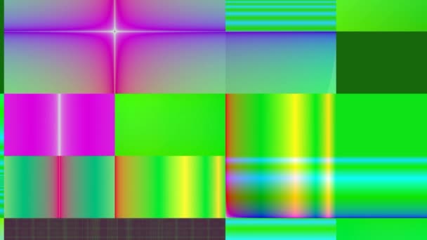 Rectangular multi-colored gradient background in motion. - Footage, Video