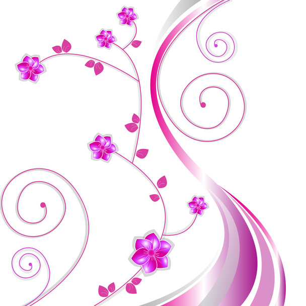 Elegant floral background - Вектор, зображення
