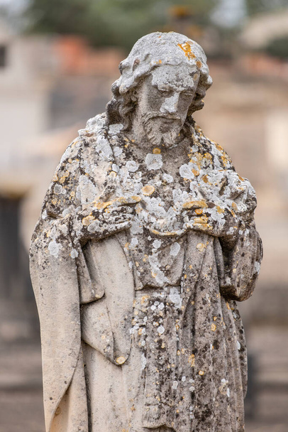 Jezus Christus denken, Petra begraafplaats, Mallorca, Balearen, Spanje - Foto, afbeelding