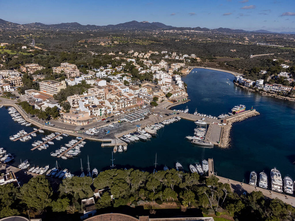 βασιλική ναυτική λέσχη, Porto Petro, Santanyi, Mallorca, Βαλεαρίδες Νήσοι, Ισπανία - Φωτογραφία, εικόνα