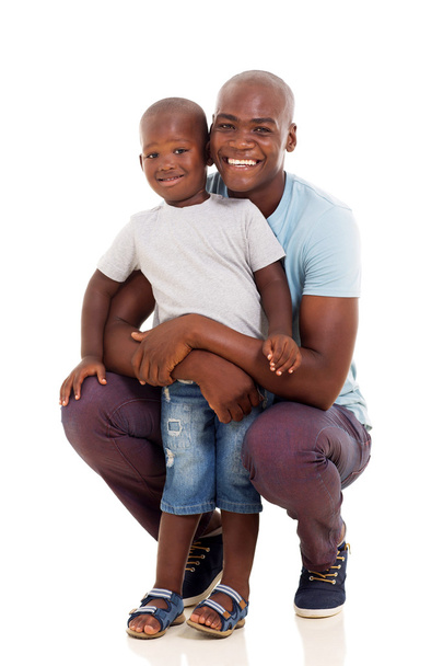 man with his little boy smiling - Фото, зображення