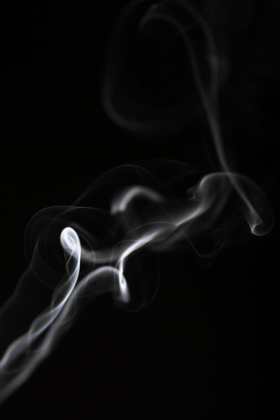 Smoke on black background - Foto, imagen