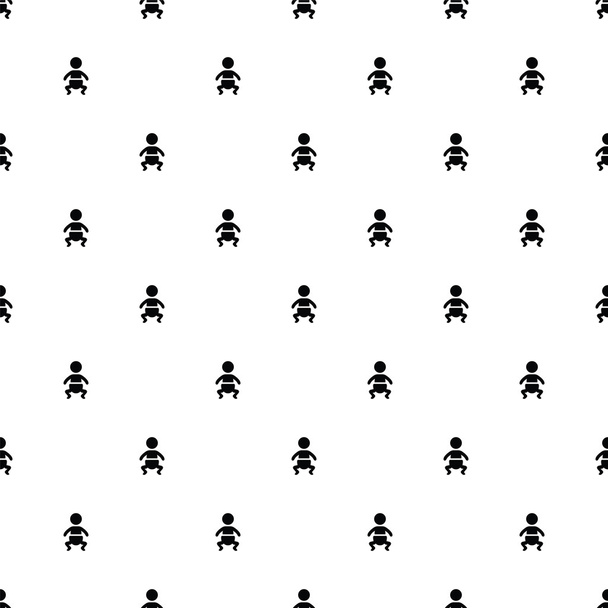 Vector seamless pattern, baby - Vector, Image