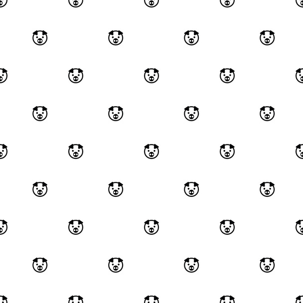 Vector seamless pattern, pig - Vector, Image