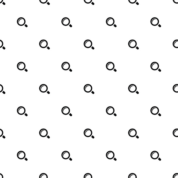 Vector seamless pattern, magnifying glass - Vector, Image
