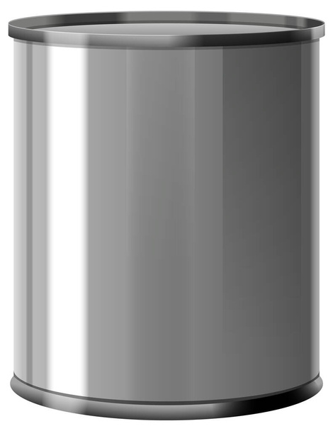 Plantilla de lata en blanco para ilustración de diseño de etiquetas - Vector, imagen