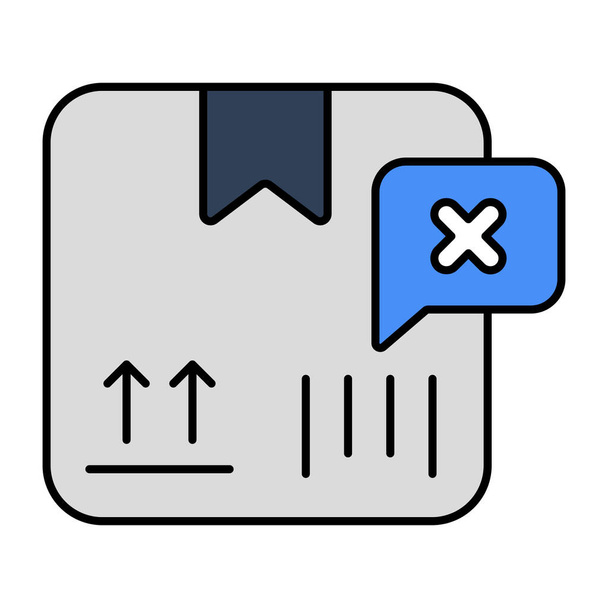 A unique design icon of order cancel - Vektor, kép