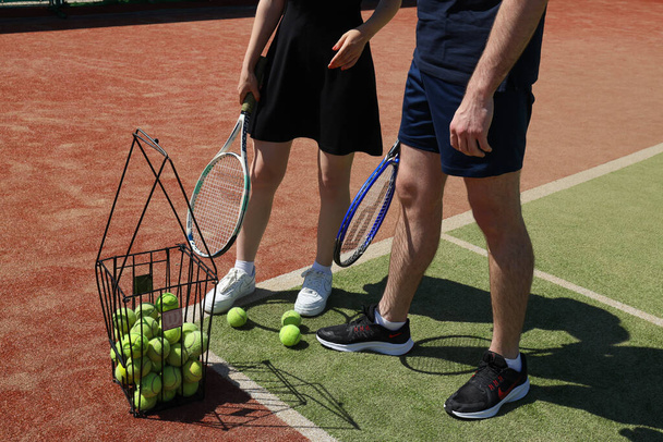 31.05.22, Odessa, Oekraïne: concept van sport en sport levensstijl - tennis - Foto, afbeelding