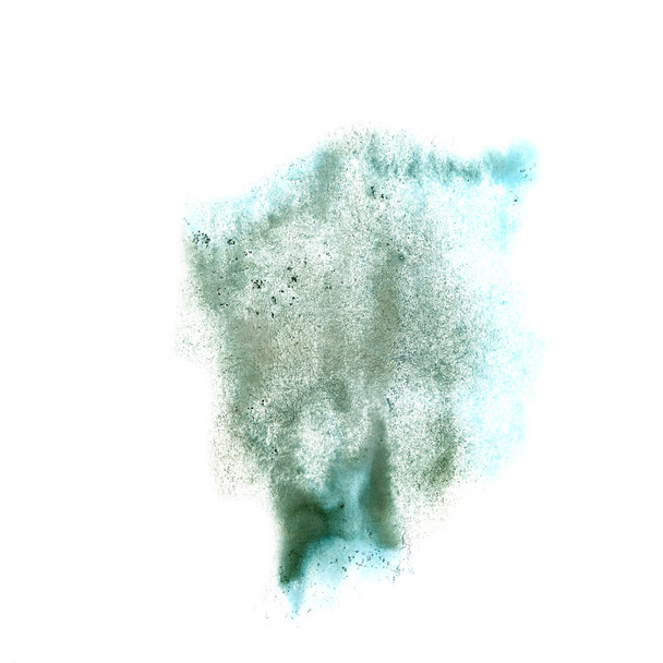 λεκές πράσινο, γκρι με ακουαρέλα εγκεφαλικό επεισόδιο χρώμα ακουαρέλα isol - Φωτογραφία, εικόνα