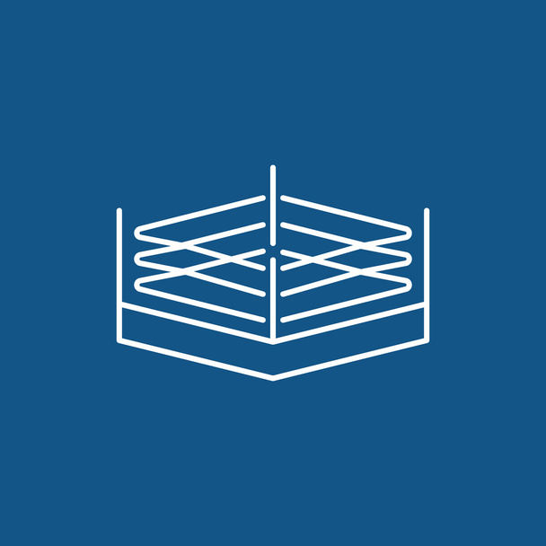 Boxring-Ikone - Vektor, Bild