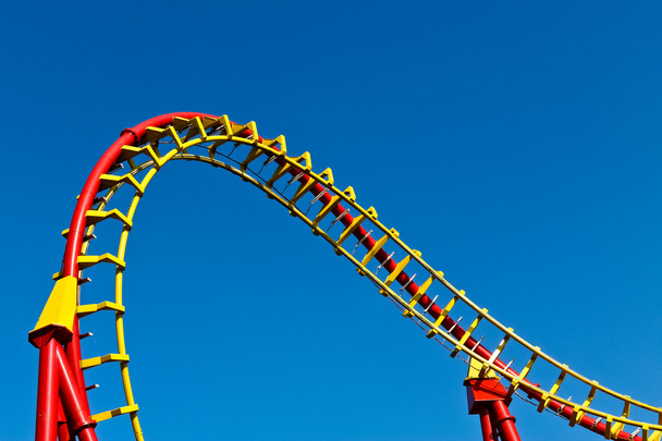Roller coaster curve - Photo, Image
