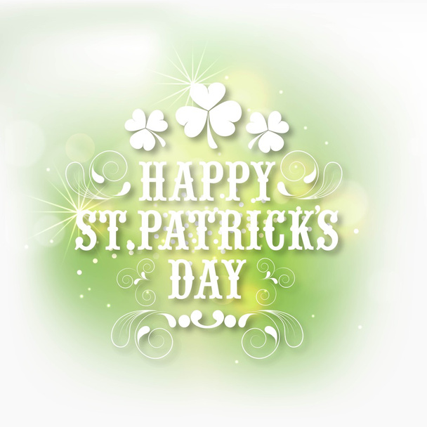 Poster or banner for St. Patrick's Day celebration. - Vector, afbeelding