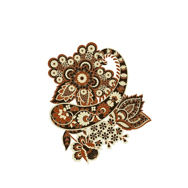 Vector Paisley isolated ornament - Vector, Imagen