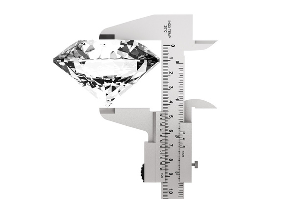 Metal Vernier Caliper com diamante
  - Foto, Imagem