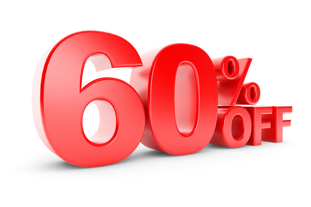 60 percent discount - Photo, Image