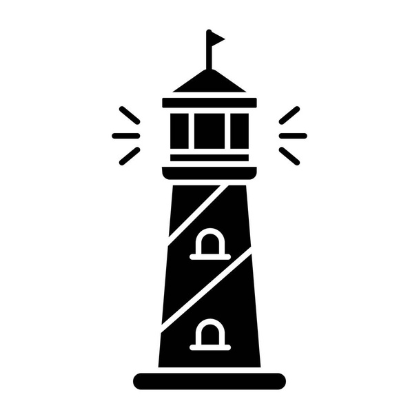 A unique design icon of lighthouse  - ベクター画像