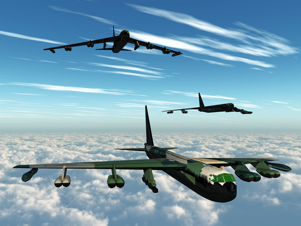 Vol d'entraînement de bombardier
 - Photo, image
