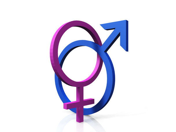 Logotipo masculino e feminino
 - Foto, Imagem