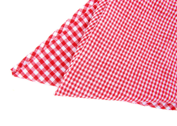 Checkered napkin isolated - Photo, Image