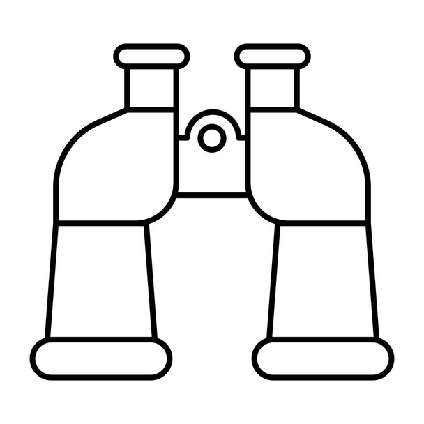 A unique design icon of binoculars  - Vektör, Görsel